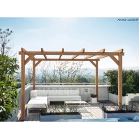 Pergola sur pieds en bois, Sitges