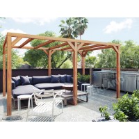 Pergola sur pieds en bois, Fuengirola