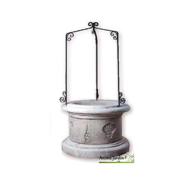 Puits en pierre pour jardin, catalan, de 70 à 100 cm, achat/vente, hairie