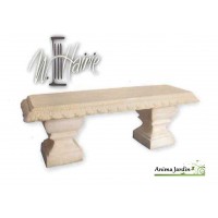 Banc droit en pierre reconstituée ANCIEN, Hairie, achat/vente