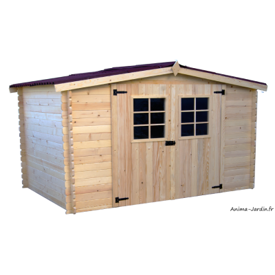 Abri de jardin en bois 28 mm, 9,58 m², Foresta