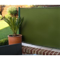 Brise-vue vert olive x3 m, 200 g/m², 95% occultant, Ideal Garden