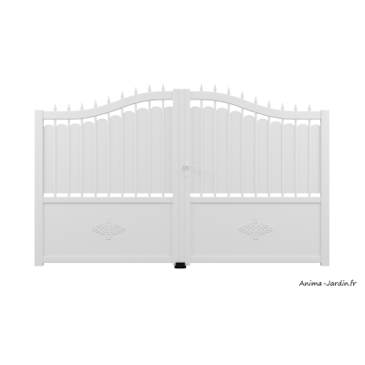 Portail Battant 3 m, Aluminium, Traditionnel, Rosalie