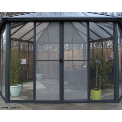 Tonnelle de jardin fermée, Garda Closed, Aluminium