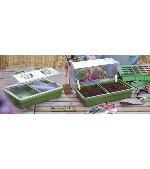 Mini serre chauffante pour semis, semer ses graines, nortène achat/vente