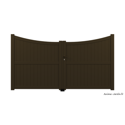 Portail battant 3 m, Aluminium, Classique, Noelia