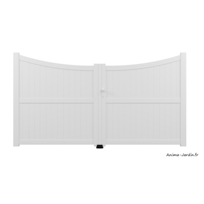 Portail battant 3 m, Aluminium, Classique, Noelia