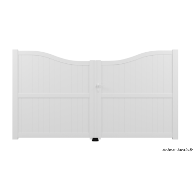 Portail battant 3 m, Aluminium, Classique, Lucie