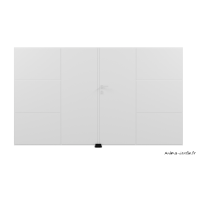 Portail battant 3 m, Aluminium, Design, Achille