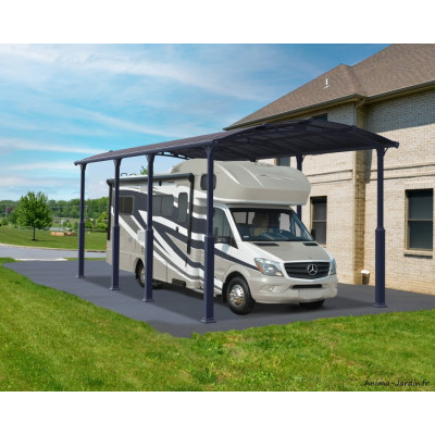 Carport simple en aluminium, Alpine / Hauteur réglable