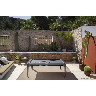 Table de Billard Grise, Cornilleau, table 2 en 1, Extérieur