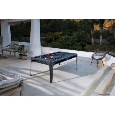 Table de Billard Grise, Cornilleau, table 2 en 1, Extérieur