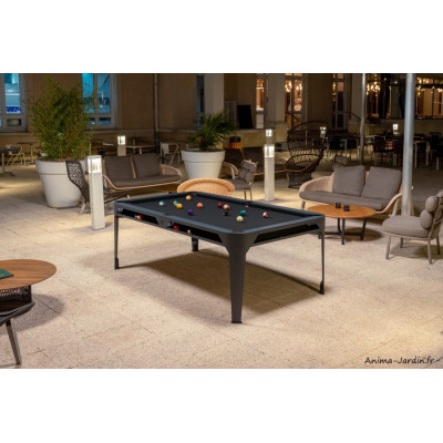 Table de Billard Grise, Cornilleau, table 2 en 1, Extérieur
