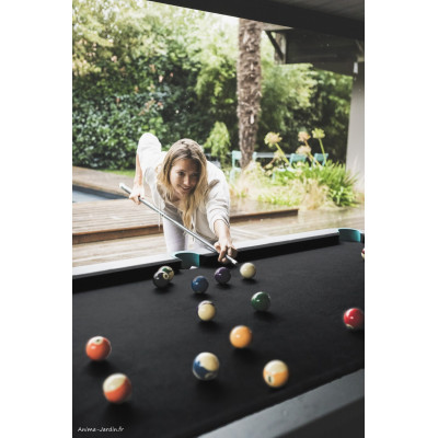 Table de Billard Grise, Cornilleau, table 2 en 1, Extérieur