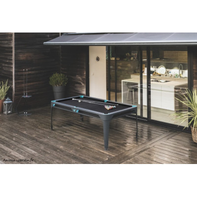 Table de Billard Grise, Cornilleau, table 2 en 1, Extérieur