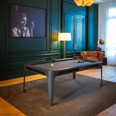 Table de Billard Grise, Cornilleau, table 2 en 1, Extérieur