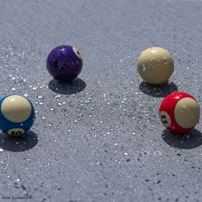 Table de Billard Grise, Cornilleau, table 2 en 1, Extérieur