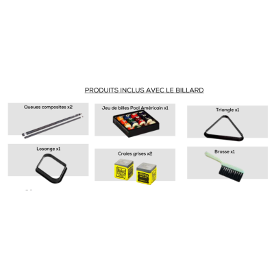 Table de Billard Grise, Cornilleau, table 2 en 1, Extérieur