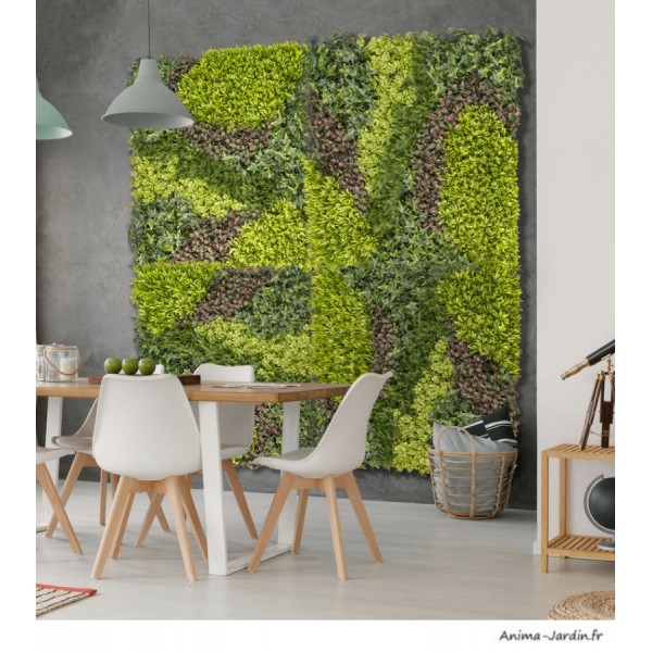 Mur végétal artificiel Costa, Imitation plantes européennes, Nortene