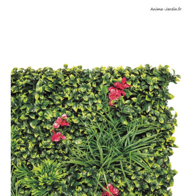 Modifier : Mur végétal artificiel Villa, Imitation fleurs de Bougainvilliers