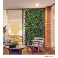 Modifier : Mur végétal artificiel Villa, Imitation fleurs de Bougainvilliers