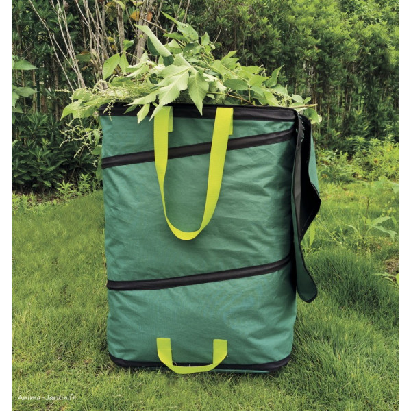 Sac de jardin déchets avec couvercle, Pop Up Carré Square