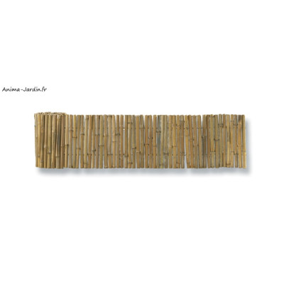 Bordure décorative de jardin 200 cm, Bamboo Roll