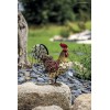 Coq en métal, Harry, animal décoratif stylisé, décoration du jardin, Nortene, achat, pas cher