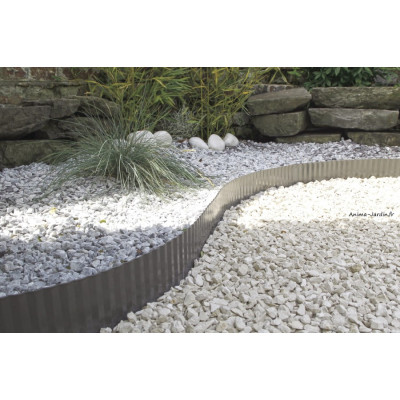 Bordure de jardin en métal souple 6 m, Steely Bordura
