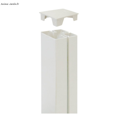 Lot de 2 caches pour poteau Alupost, Tap Alupost