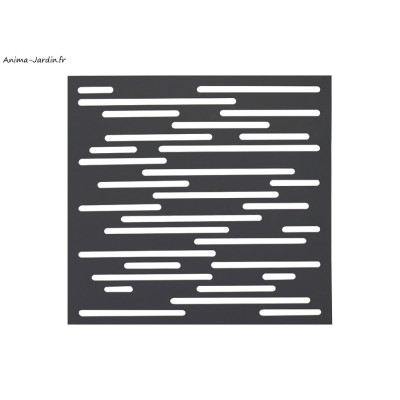 Panneau décoratif Nautic Panel, 1 x 1 m, Anthracite