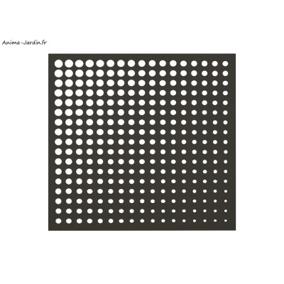 Panneau décoratif Moon Panel, 1 x 1 m, Oxydé Marron