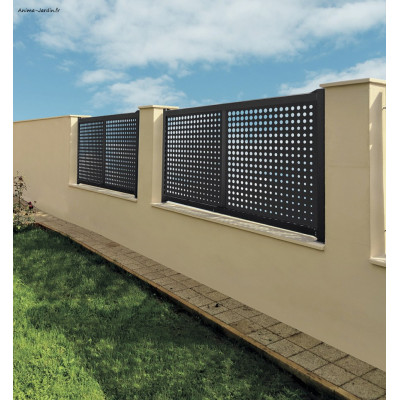 Panneau décoratif Moon Panel, 1 x 1 m, Anthracite