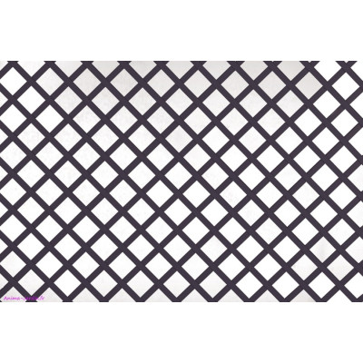 Treillis PVC 48 mm, 1x2 m, Decory Quadra