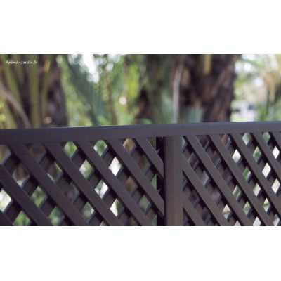 Profile H, Accessoire panneau treillis Decory Quadra