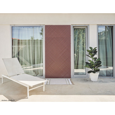 Panneau Treillis PVC marron, Decory Lop