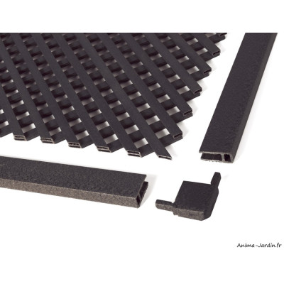 Lot de 4 équerres d'encadrements pour profil U Decory Lop