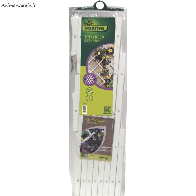 Treillis PVC extensible Blanc, Treilliflex