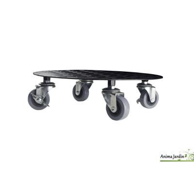 Support à roulette pour plante, Flora Roll Factory Rond