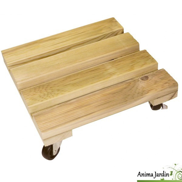 Support à roulette pour plante, Flora Roll Autoclave Carré