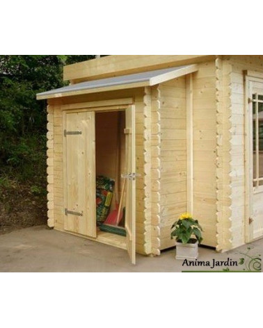 Remise à outils 2 portes, adossable pour Abri de jardin, 19mm, solid, achat/vente
