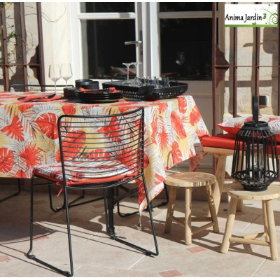 Nappe de table extérieur rectangulaire, Botanique