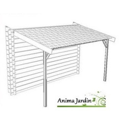 Bûcher adossable pour Abri de jardin, solid, achat/vente