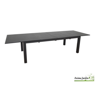 Table de jardin extensible Genes, 220/270/320 cm, 10 à 14 personnes