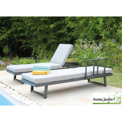 Lit / Lounge / Bain de soleil Modulo, aluminium