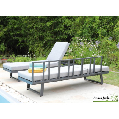Lit / Lounge / Bain de soleil Modulo, aluminium