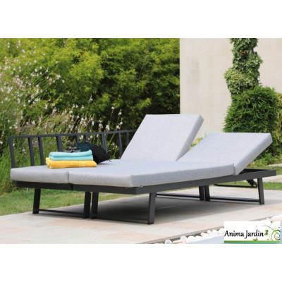 Lit / Lounge / Bain de soleil Modulo, aluminium