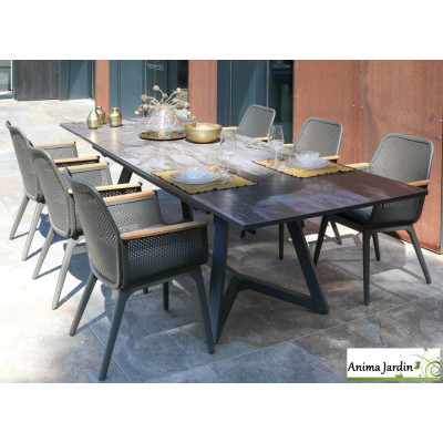 Fauteuil de jardin Maestro, Monobloc, Aluminium