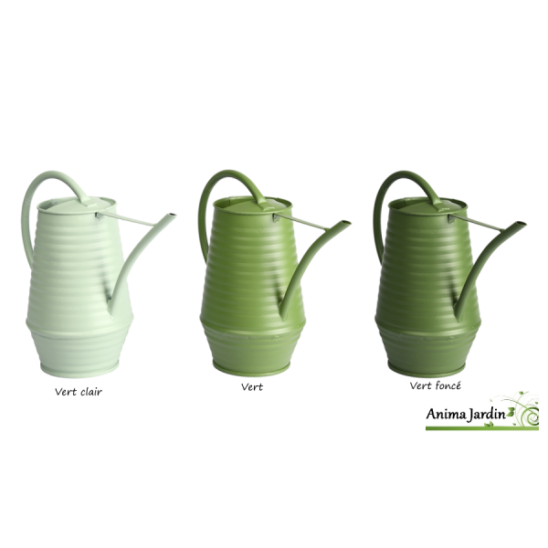 Arrosoir d'intérieur à bec long, nuances de vert, H.18,6 cm