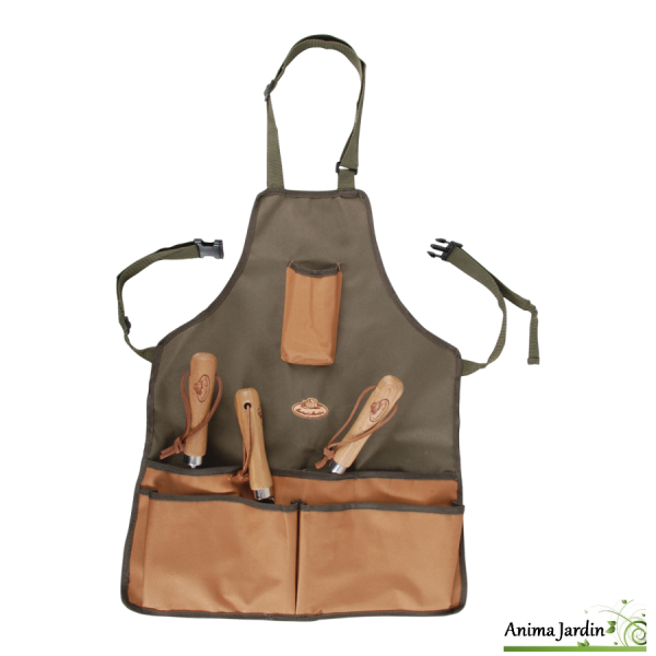 Tablier court à outils de jardin